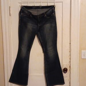 Seven7 size 16 boot cut jeans. These are nice and long w/jeweled pockets